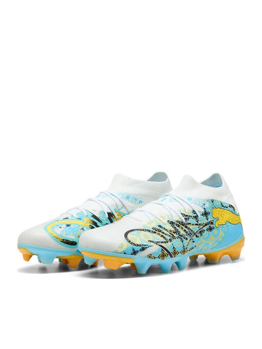 PUMA Future FG/AG Fußballschuhe mit Stollen Weiße PUMA Future FG/AG Fußballschuhe mit Stollen Weiße
