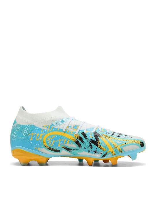 PUMA Future FG/AG Fußballschuhe mit Stollen Weiße