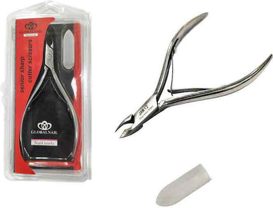 Globalnail Cuticle Nipper Silver Cutter Scissors