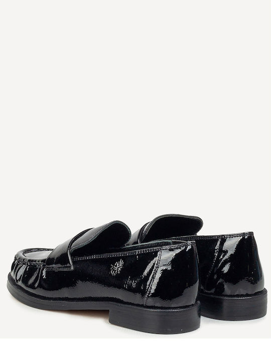 Λουστρίνι Γυναικεία Loafers σε Μαύρο Χρώμα