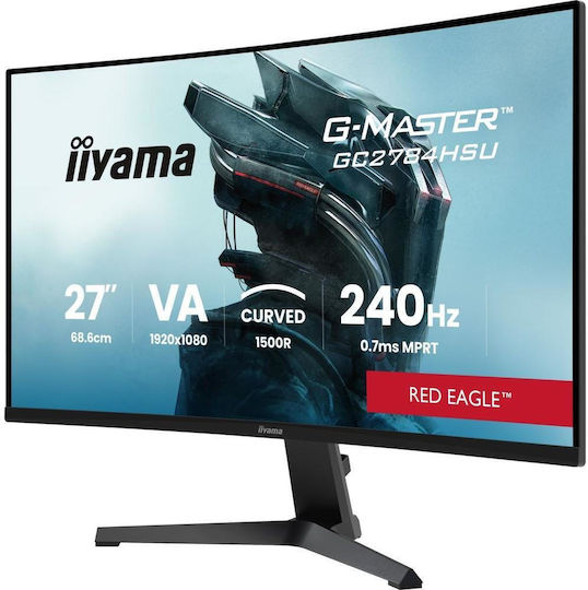 Iiyama G-Master VA Curved Gaming Monitor 27" FHD 1920x1080 240Hz with Response Time 0.7ms GTG