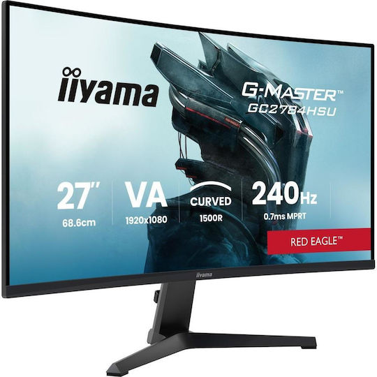 Iiyama G-Master VA Curved Gaming Monitor 27" FHD 1920x1080 240Hz with Response Time 0.7ms GTG