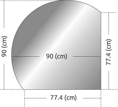 Bronze Art 60N2-90-904 Rotund Atingere 90x90cm Bronzat