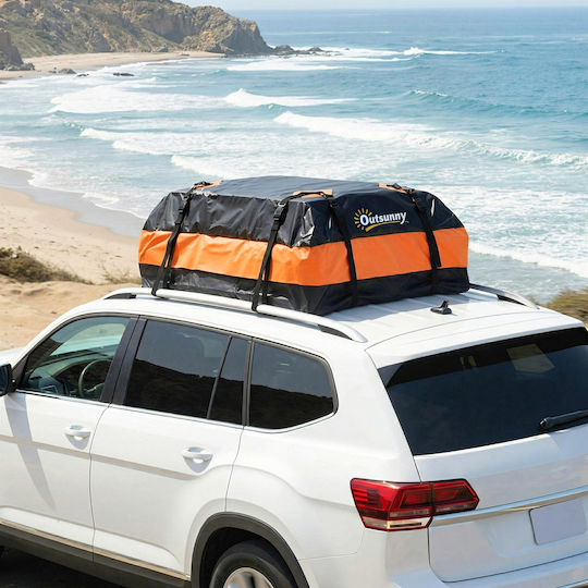 Outsunny Cutie Portbagaj De Plafon Auto 425lt Portocalie