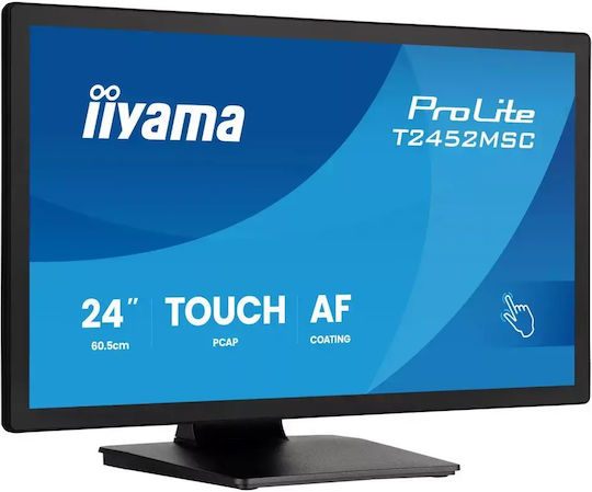 Iiyama T2452MSC-B2 IPS Монитор 24" FHD 1920x1080 с Време на реакция 5ms GTG