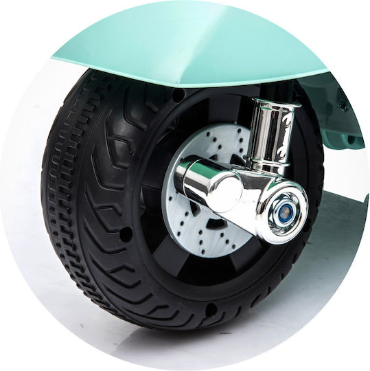 Kinder Elektromotorrad Vespa Elektrisch Grüne