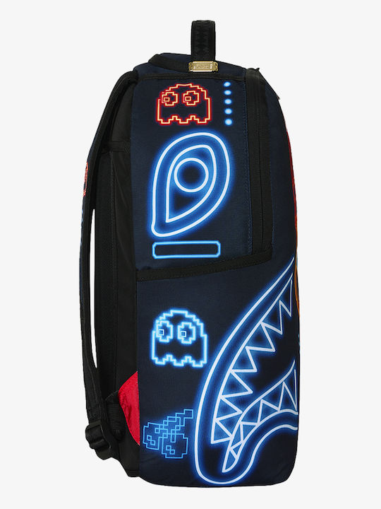 Sprayground Pacman Neon Shark Πλάτης Πολύχρωμη Sprayground Pacman Neon Shark Πλάτης Πολύχρωμη