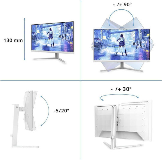 Philips 27M2N5201P/00 IPS HDR Gaming Monitor 27" FHD 1920x1080 260Hz with Response Time 1ms GTG White