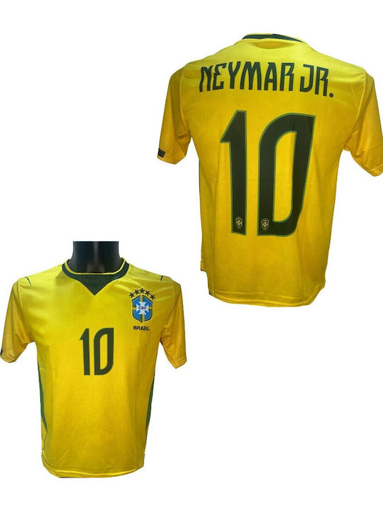 Men's Football Appearance Neymar Brazil National Team Yellow 190726-12