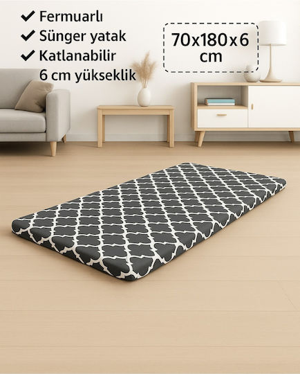 SteweHome Единичен Матрак 70x180x6см