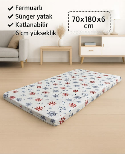 SteweHome Единичен Матрак 70x180x6см