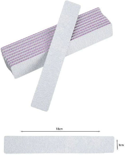 Globalnail Nail File 100/180 25pcs