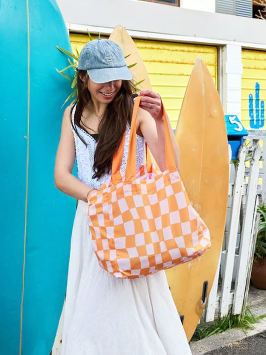 Fabric Beach Bag Pink