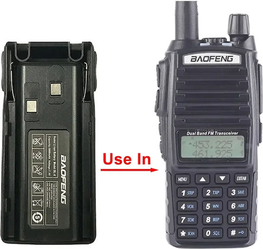 Battery for Two-Way Radio Transceiver for UV-82, TC-566