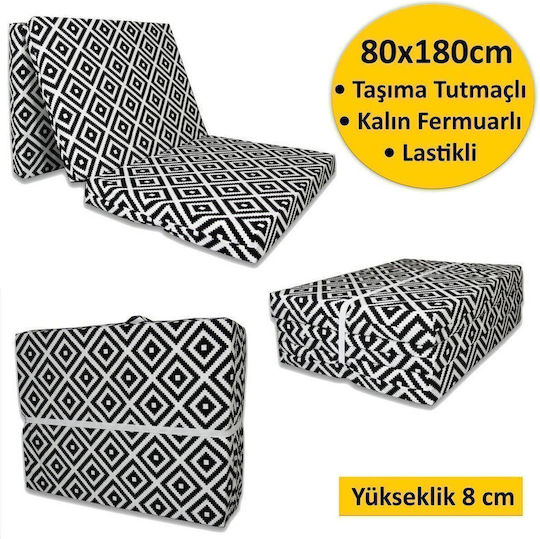SteweHome Μονό Στρώμα Roll Pack 80x180x8cm