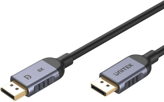 Unitek Cable DisplayPort male - DisplayPort male 2m Black (C1628GY01-2M)