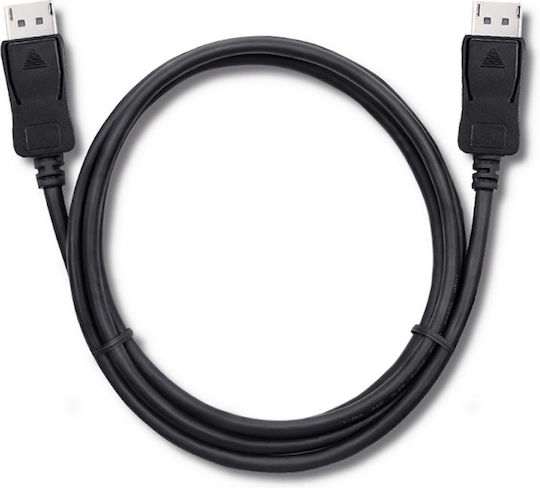Qoltec Kabel DisplayPort-Stecker - DisplayPort-Stecker 1m Schwarz (50465)