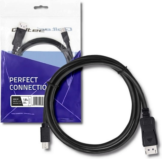 Qoltec Cable DisplayPort male - mini DisplayPort male 1,8m (50434)