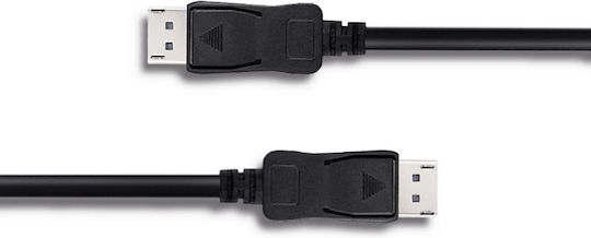 Qoltec Cable DisplayPort male - DisplayPort male 2m Black (50467)