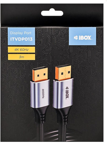 3M ITVDP013 DisplayPort male Cable - 3m Black