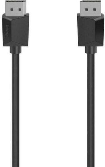 HAMA Кабел DisplayPort мъжки - DisplayPort мъжки 1.80м Черен (00078442)