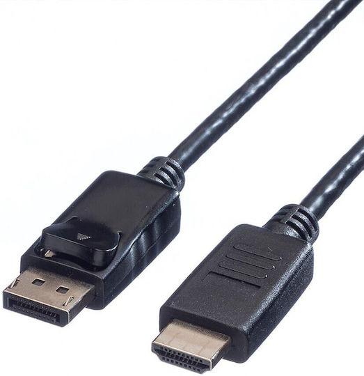 Roline Kabel DisplayPort-Stecker - HDMI-Stecker 1m Schwarz (11.99.5780)