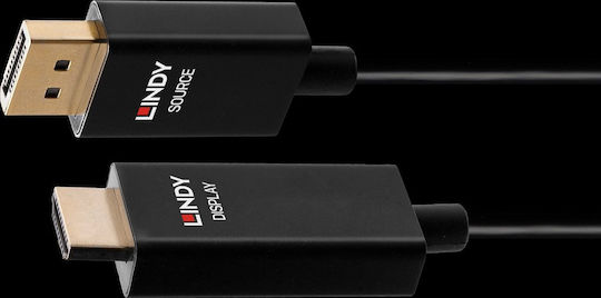 Lindy Kabel DisplayPort-Stecker - Mini-DisplayPort-Stecker 1m Schwarz