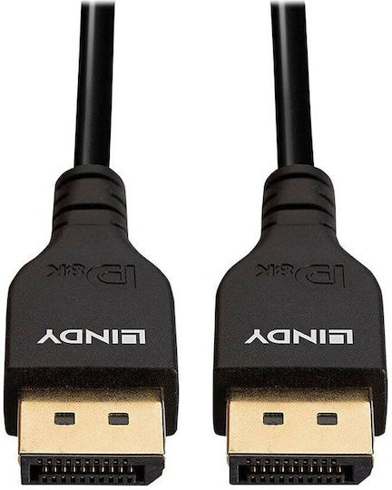 Lindy Kabel DisplayPort-Stecker - DisplayPort-Stecker 3m Schwarz (36463)