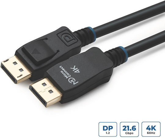 Microconnect Kabel DisplayPort-Stecker - DisplayPort-Stecker 1.8m Schwarz (DP-MMG-180)