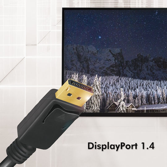 LogiLink Cablu DisplayPort Masculin - DisplayPort Masculin 5m Negru (CV0139)