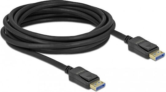 DeLock Кабел DisplayPort мъжки - DisplayPort мъжки 1м Черен