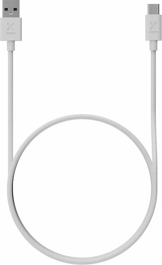 Xtorm Cablu USB de Tip C Masculin - USB-A 60W Alb 1m MOB.ACC.00667