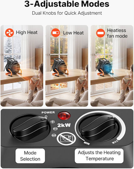 Vevor Industrial Electric Air Heater 2kW