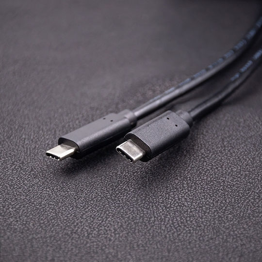Qoltec USB 3.1 Cable USB-C Male - USB-C Black 1m