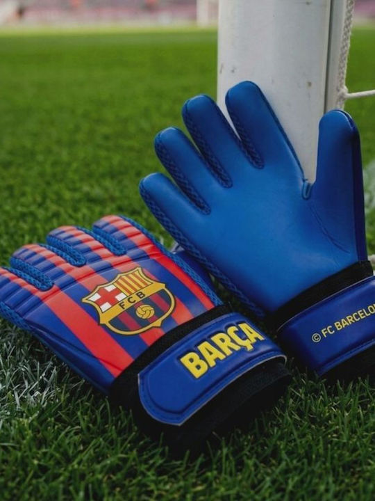 F.C. Barcelona Детски Многоцветни Ръкавици за Вратари