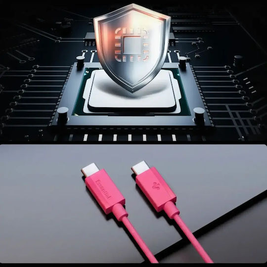 Spigen USB 2.0 USB-C Male - USB-C 60W PD Pink 1m Cable