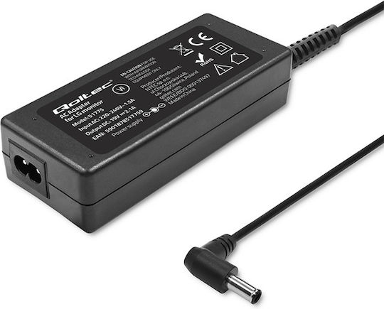 Qoltec Universal Τροφοδοτικό 19V 2.1A με Ισχύ 39.9W για LG monitors (51775)