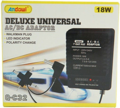 Andowl Q-C32 Adaptor Universal De Alimentare 12V 0.5A Cu Putere 6W