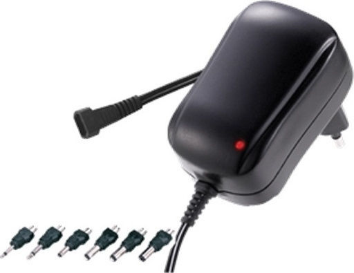 Minwa Universal Power Adapter Adjustable Voltage 3 to 12V 1A with Power 12W with Plug Set (MW 8210AC)