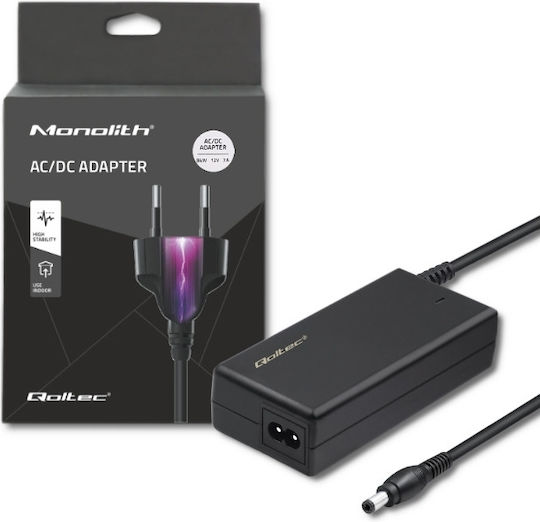 Qoltec Universal Power Adapter 12 7A with Power 84W (51109)