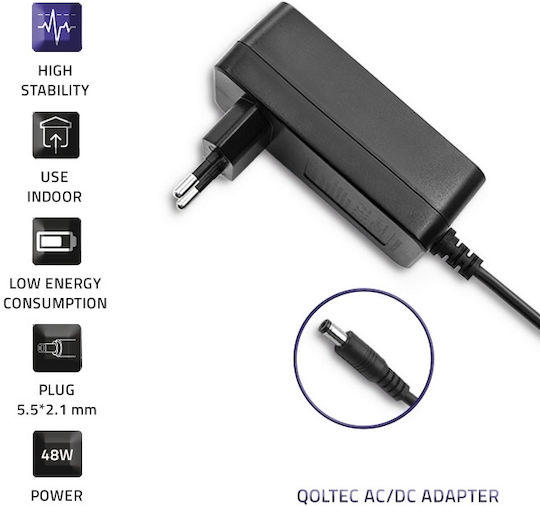Qoltec Универсален Захранващ Блок 12 4A с Мощност 48W (51104)