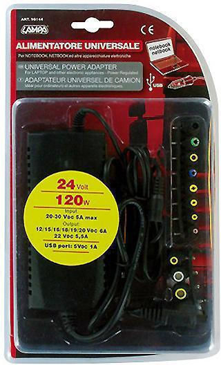 Lampa Adaptor Universal De Alimentare Reglabil 12 Până La 24V Cu Putere 120W Cu Set De Mufe (L9814.4)