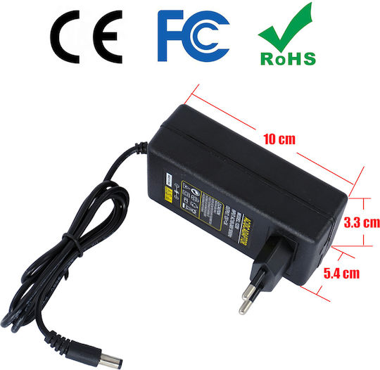 Universal Τροφοδοτικό 12V 3A με Ισχύ 36W με σετ βυσμάτων (60271)