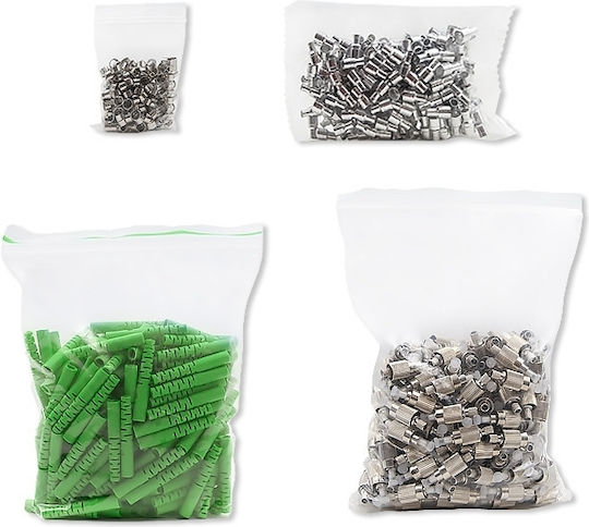 Qoltec Fc Apc Light Heating Connectors Singlemode 3.0mm Mounting Kit 200 Pieces