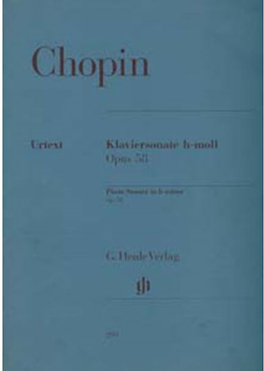 G Henle Verlag Frederic Chopin Piano Sonata B Minor Op 58 Εκδόσεις Henle Verlag Urtext