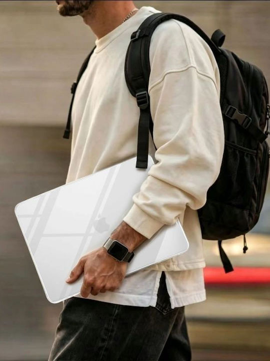 Tech-Protect Macbook Geantă pentru Laptop în Culoare Transparentă