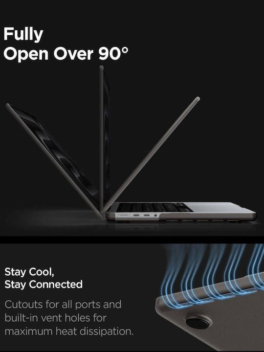 Spigen Pro Θήκη για Laptop σε Μαύρο χρώμα