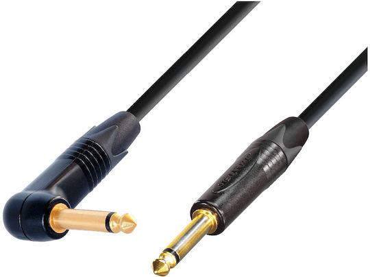 Prostage Кабел 6,3 мм мъжки - 6,3 мм мъжки 10м Черен (TMG-B10)