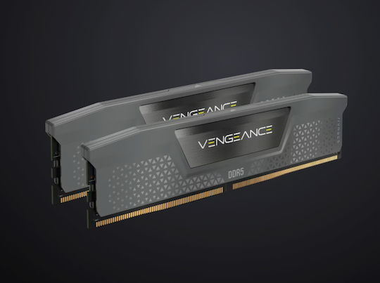 Corsair Vengeance RGB DDR5 16GB RAM με 2x8GB Modules και Ταχύτητα 5200 για Desktop