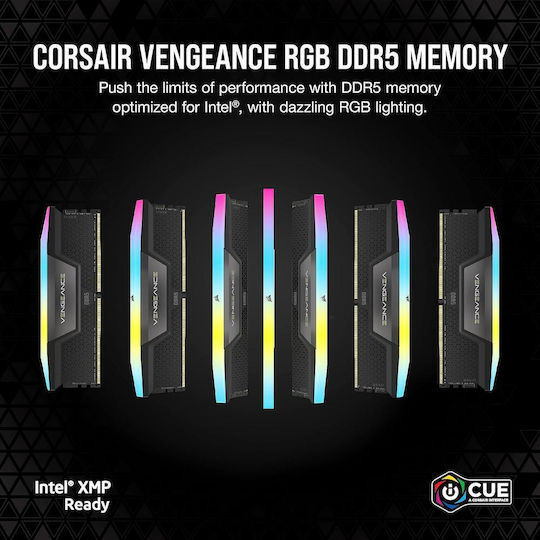 Corsair Vengeance DDR5 96GB RAM με 2x48GB Modules και Ταχύτητα 7000 για Desktop